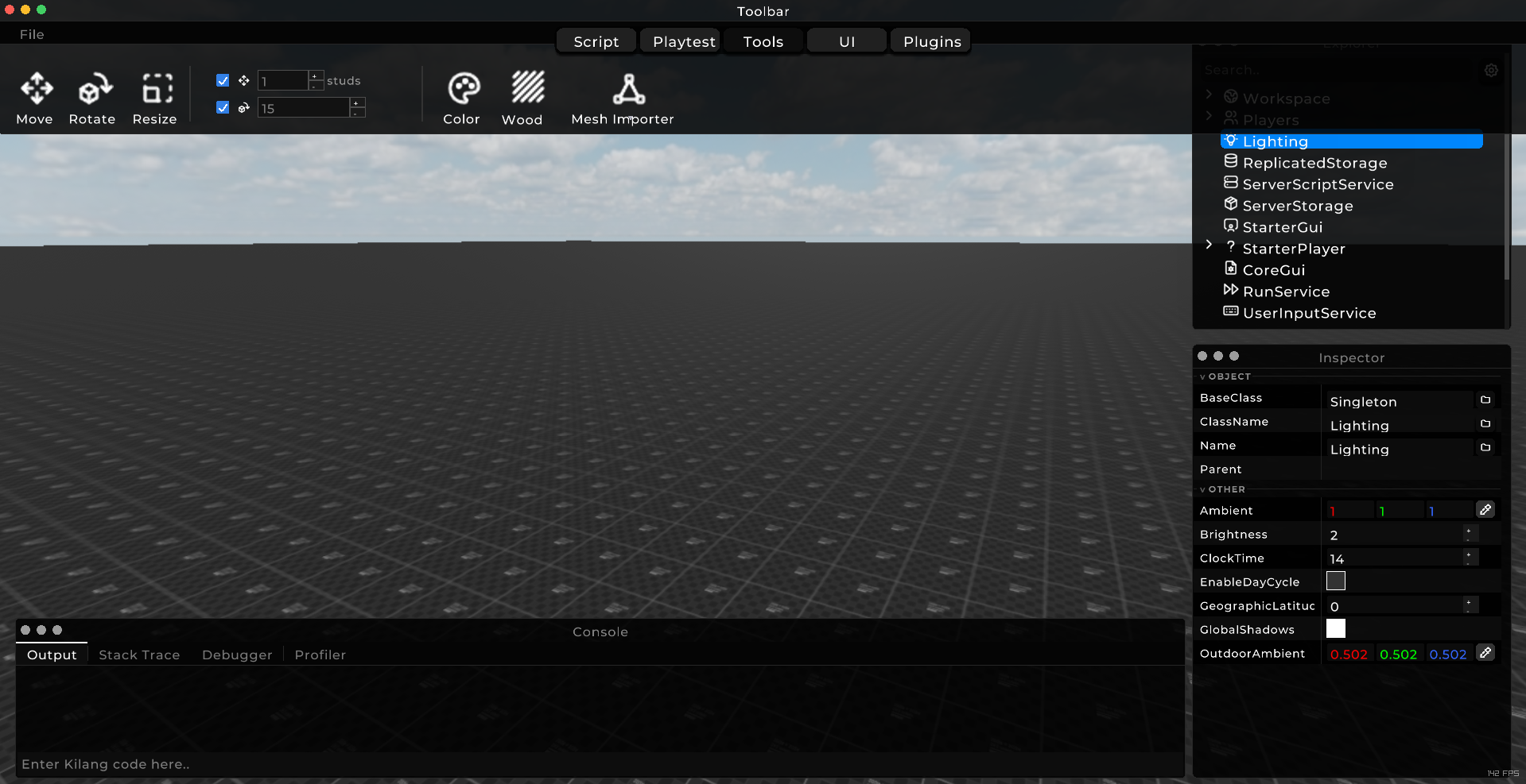 Editor Interface